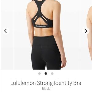 Lululemon Strong Identity Bra- Size 6